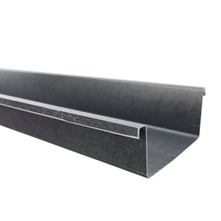 Bakgoot, polyester, antraciet, l = 6 m, 120 mm <br><b>uit voorraad.</b>